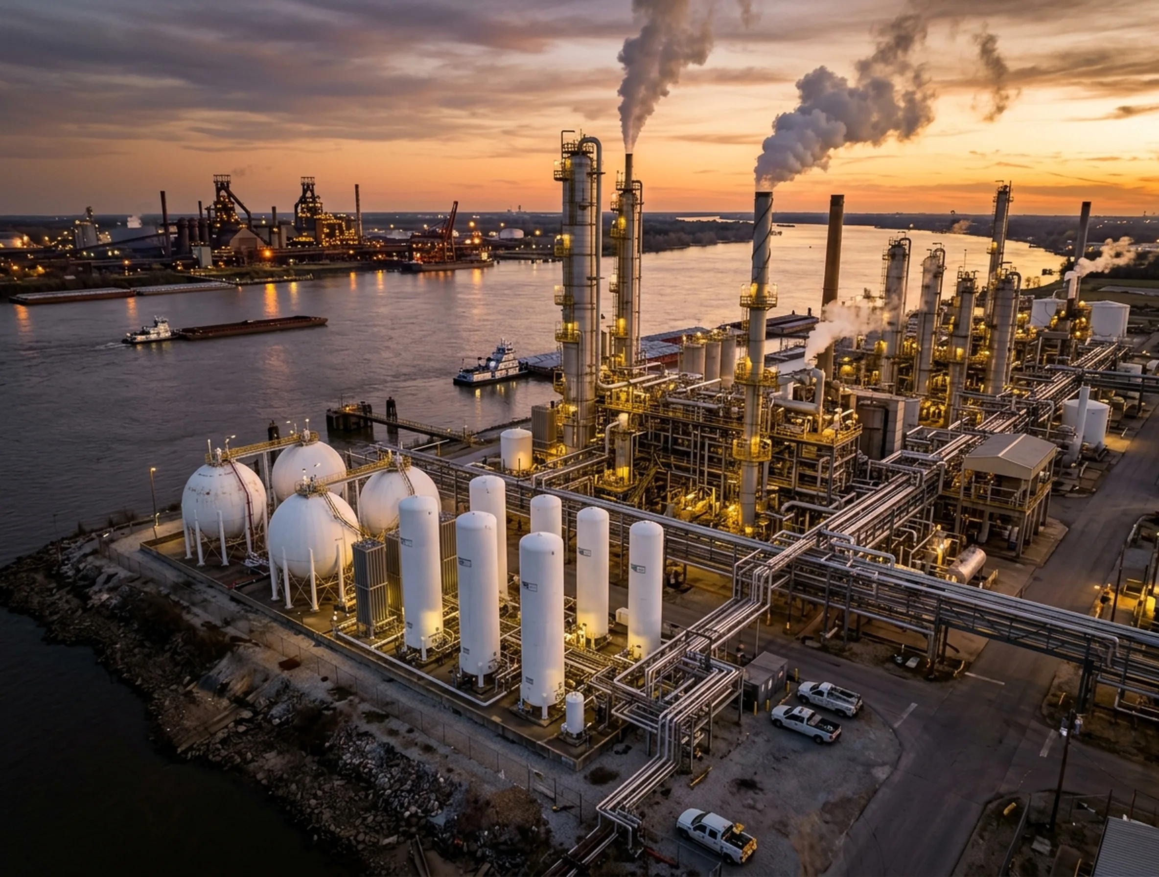 Air Liquide unité de séparation des gaz en Louisiane