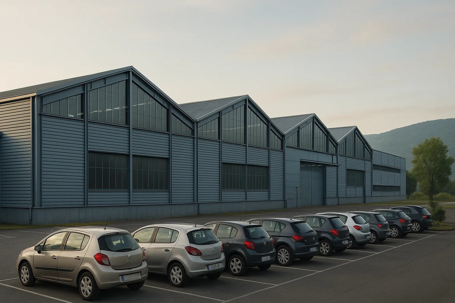 Usine industrielle en region Auvergne-Rhone-Alpes