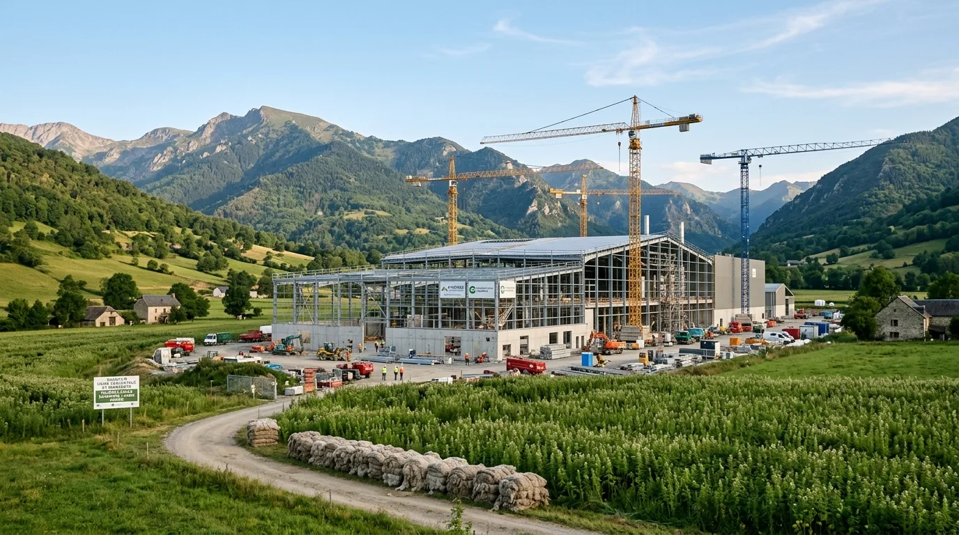 Occitanie Géotex chantier en Ariège