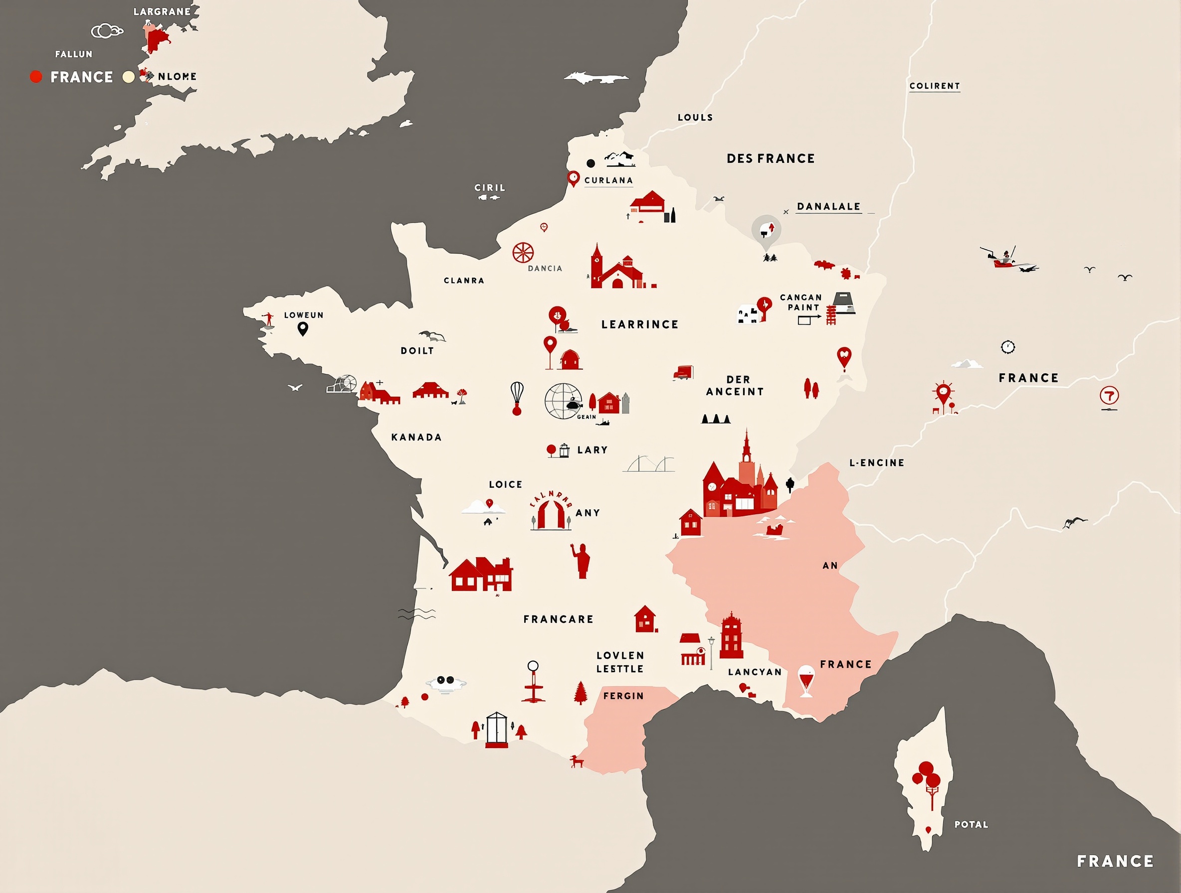 Carte industrielle de France
